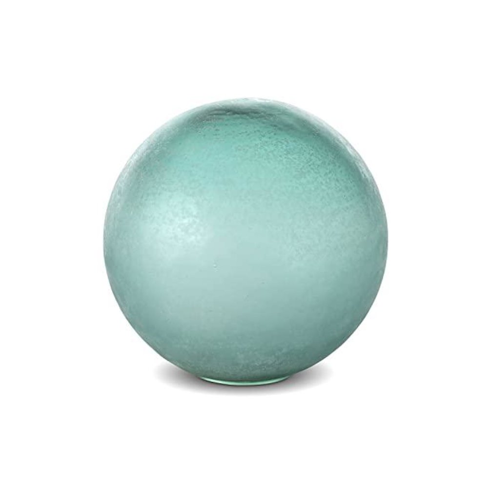 Sea Glass Decorative Orb, Large. Picture 1