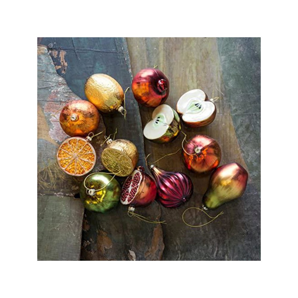Christmas Fruit Ornaments  Sets. Picture 1