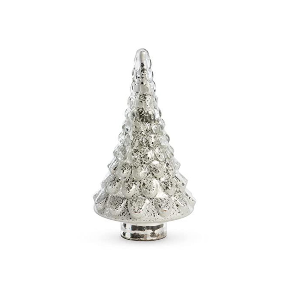 Icy Glass Tabletop Fir Tree Large. Picture 1