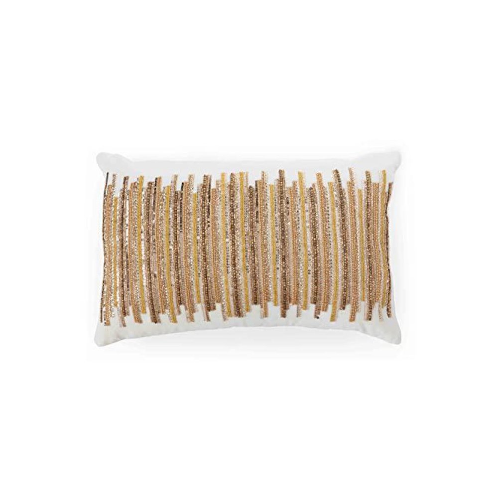 Golden Splendor Velvet Pillow. Picture 1