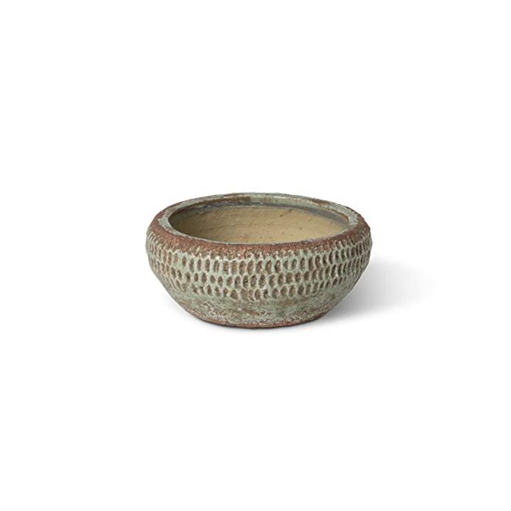 Yuma Pattern Low Ceramic Bowl, Small. Picture 1