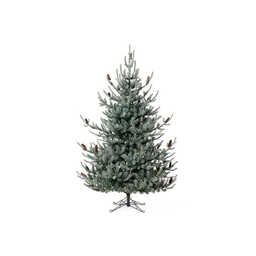 Blue Spruce Christmas Tree, 7.5' Clear and Multi Lights. Picture 1