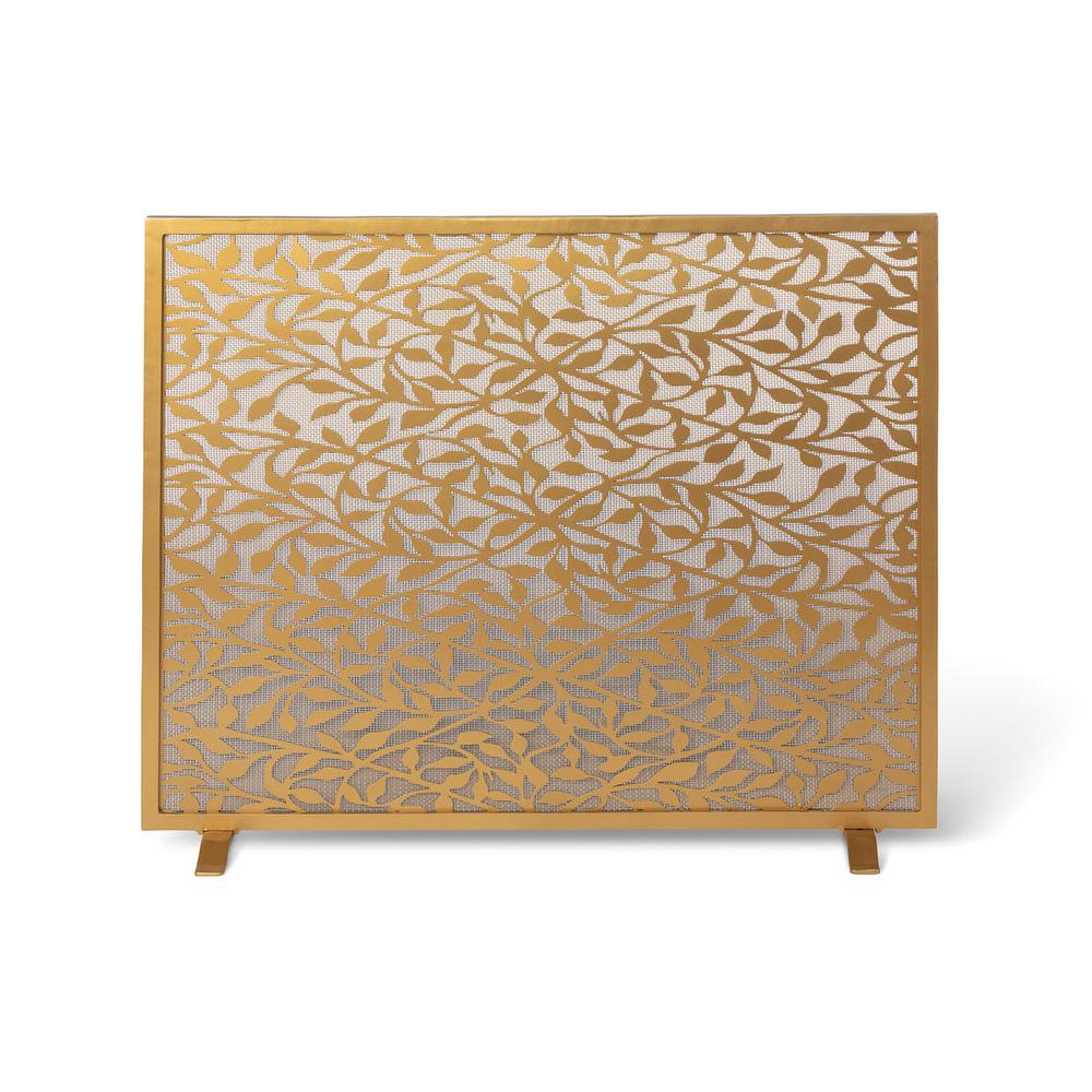 Floral Vine Pattern Fire Screen. Picture 1