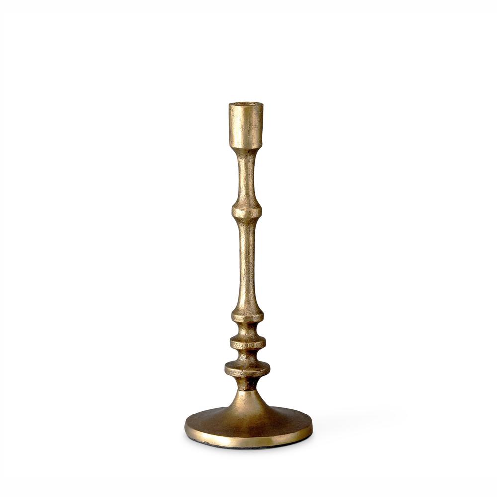 Cast Aluminum Classic Candle Stick Medium. Picture 2