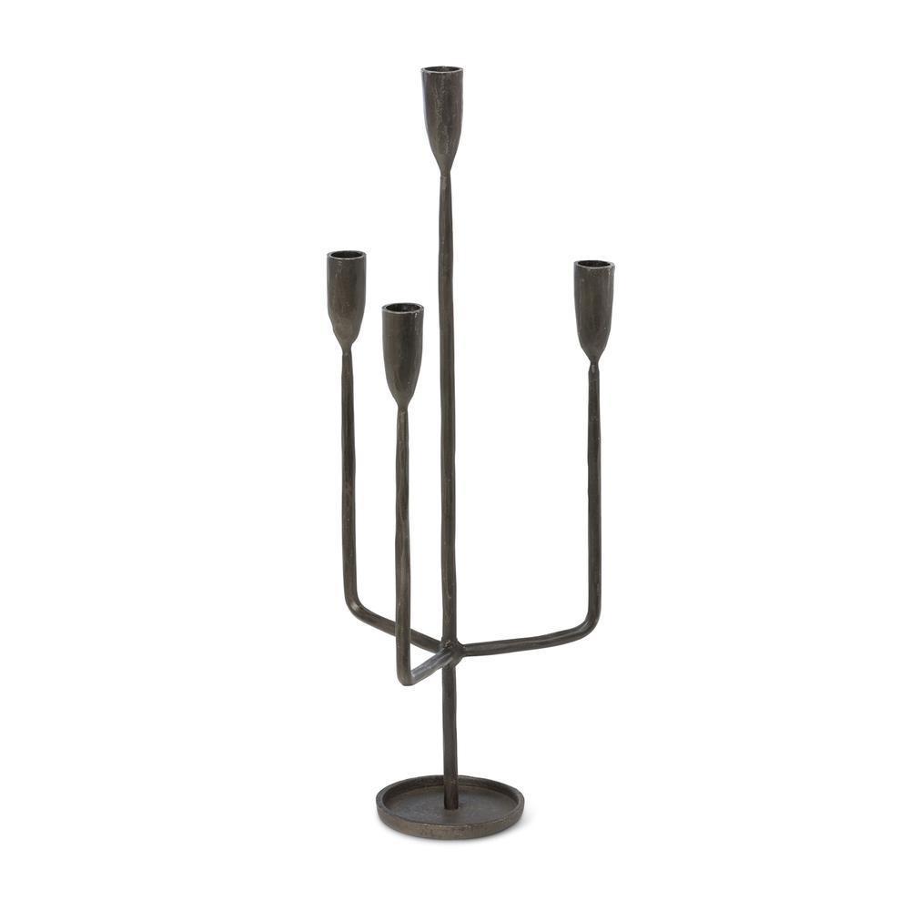 Primitive Iron Candelabra. Picture 2