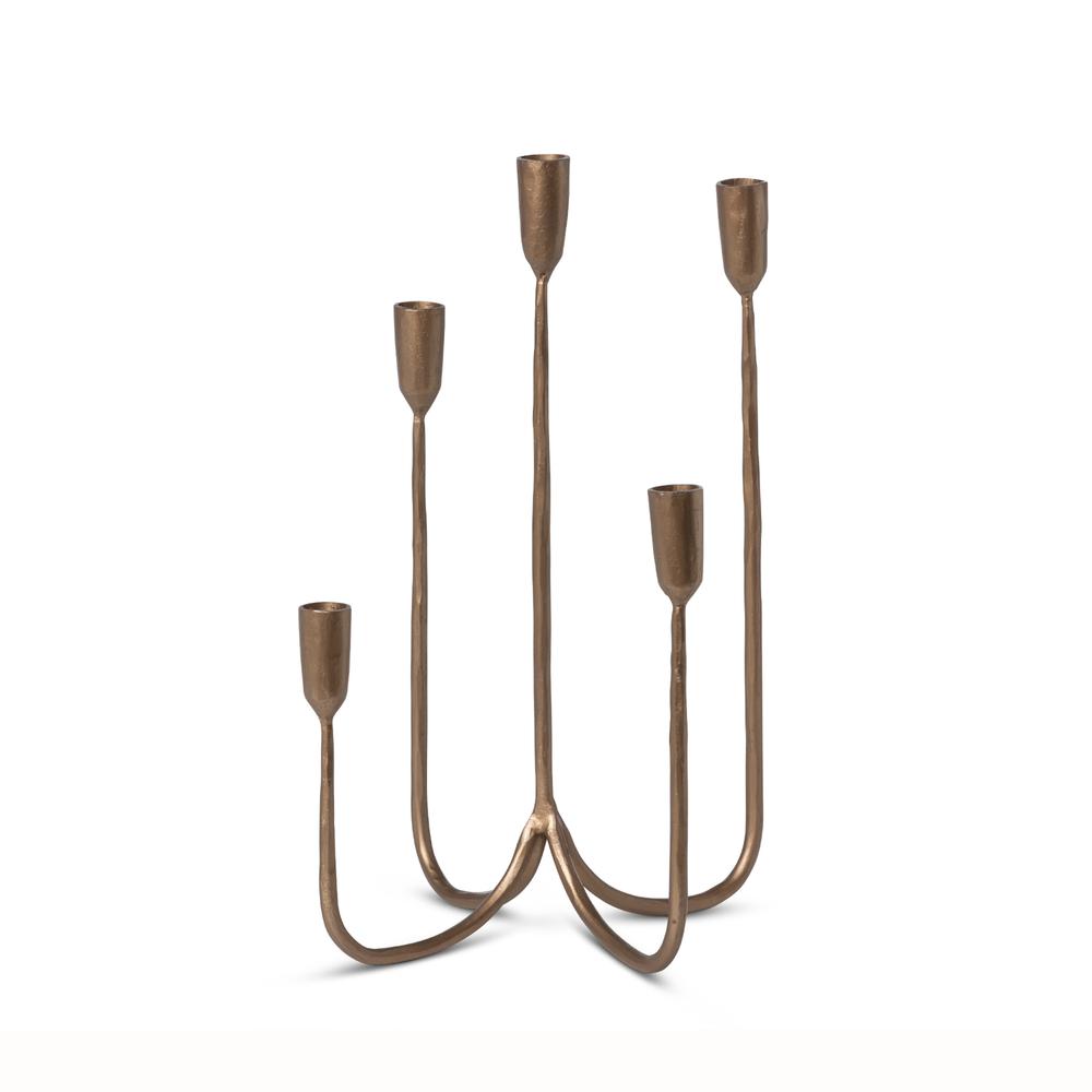 Forged Iron Candelabra, Short. Picture 2
