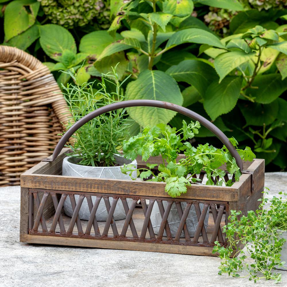 Iron Lattice Garden Trug. Picture 3