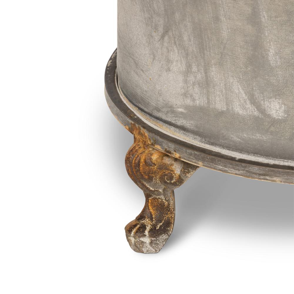 Medium Footed Creamery Tank Planter. Picture 4