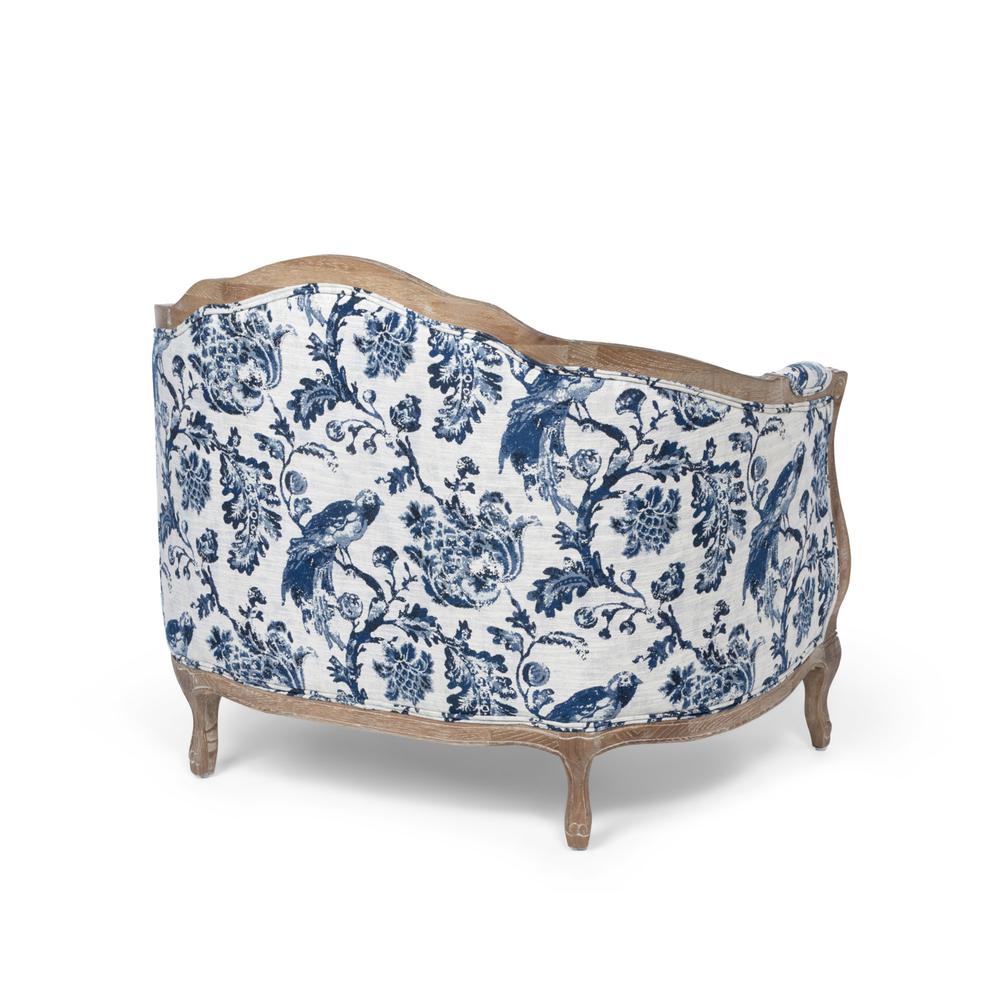 Bluebird Toile Settee. Picture 5