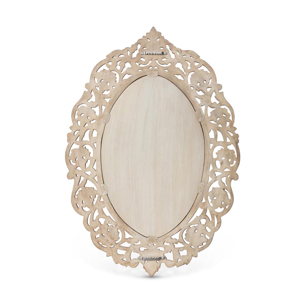 Vichy Hand Carved Wood Mirror. Picture 6