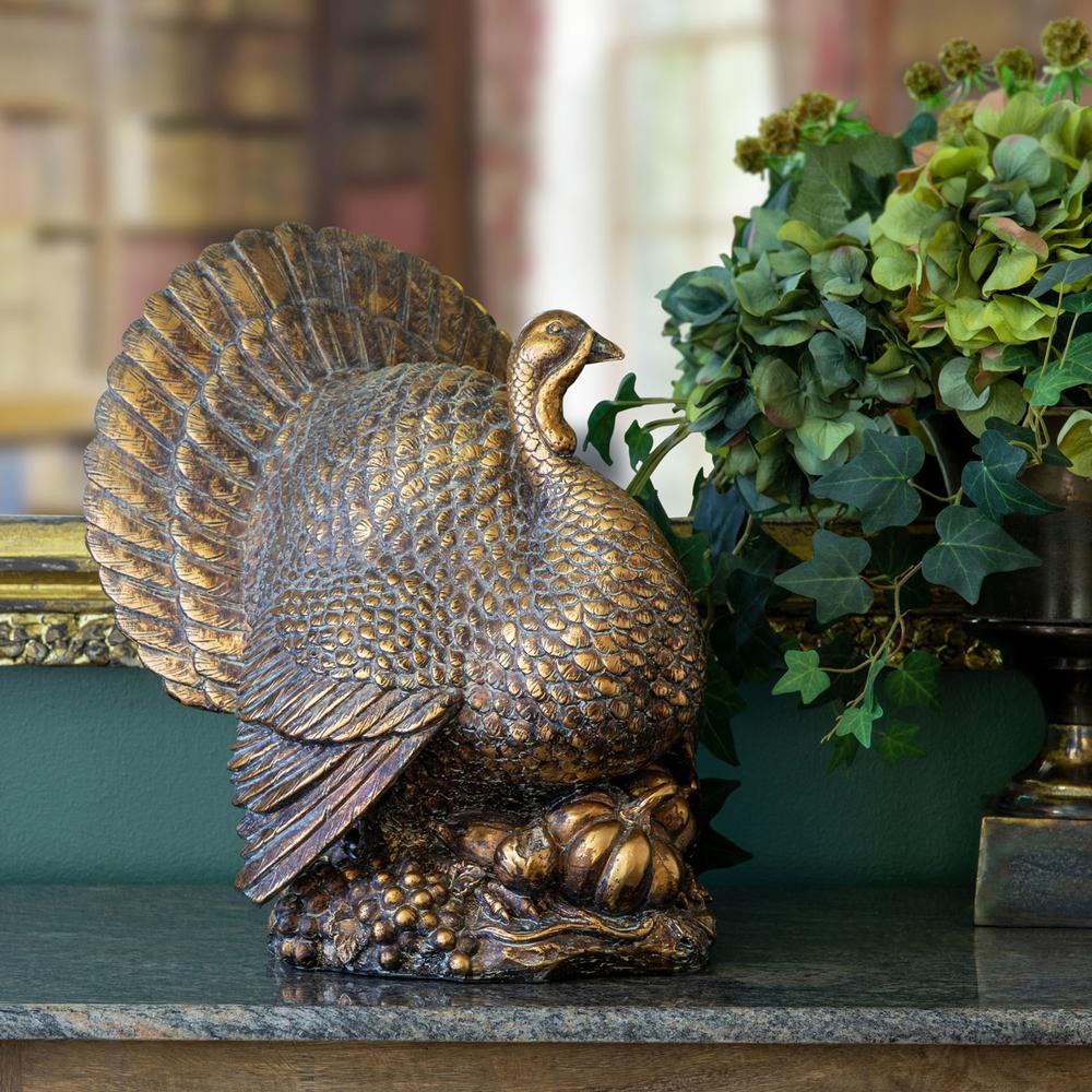 Bronze Turkey Centerpiece. Picture 3