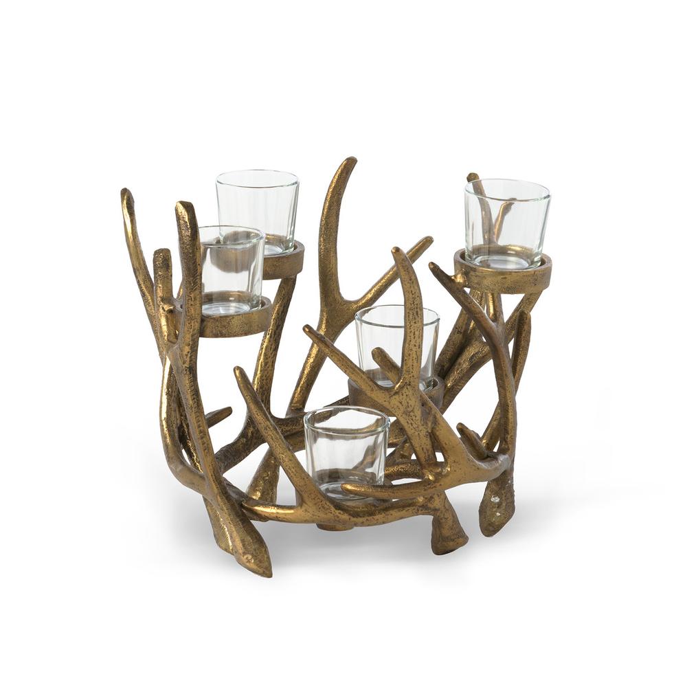 Antler Cast Aluminum Centerpiece x 5. Picture 1