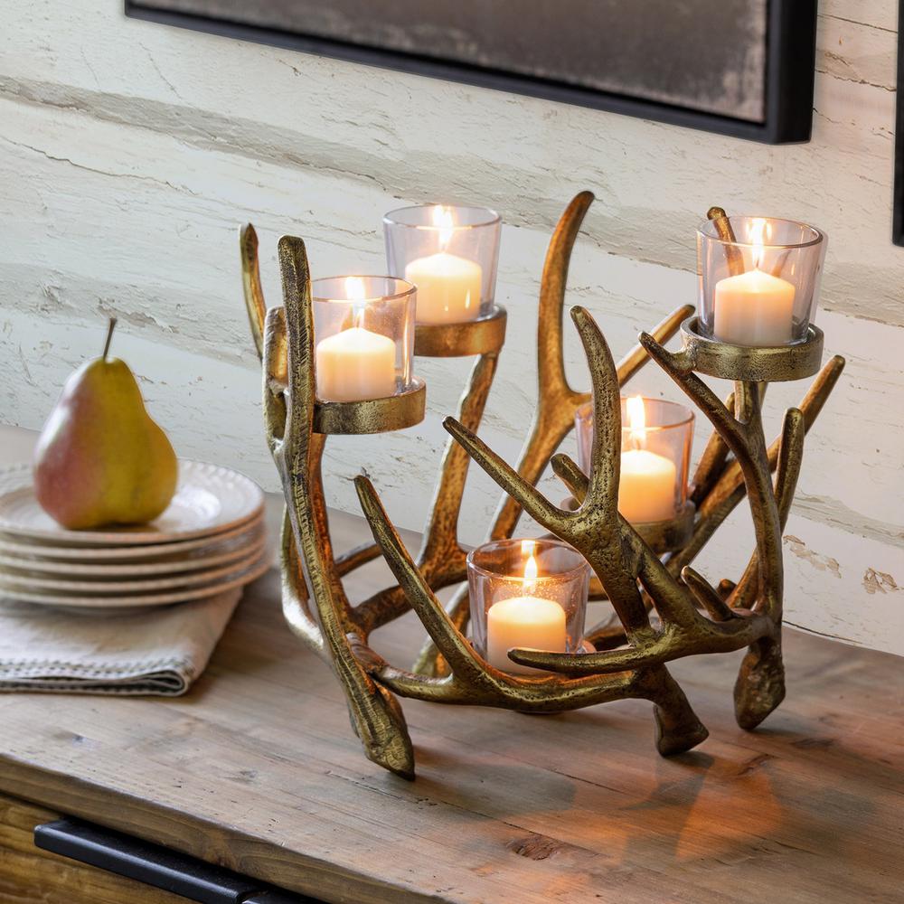 Antler Cast Aluminum Centerpiece x 5. Picture 2
