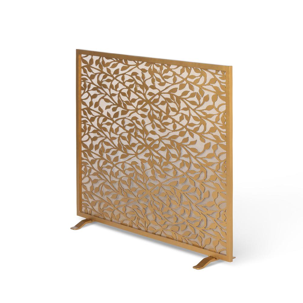 Floral Vine Pattern Fire Screen. Picture 2
