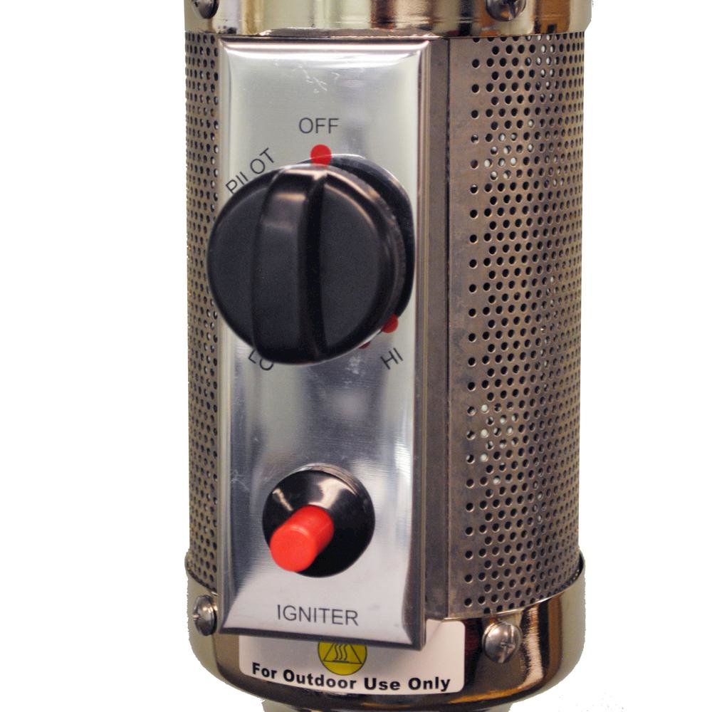 SUNHEAT Classic Umbrella Design Portable Propane Patio Heater with Drink Table. Picture 2