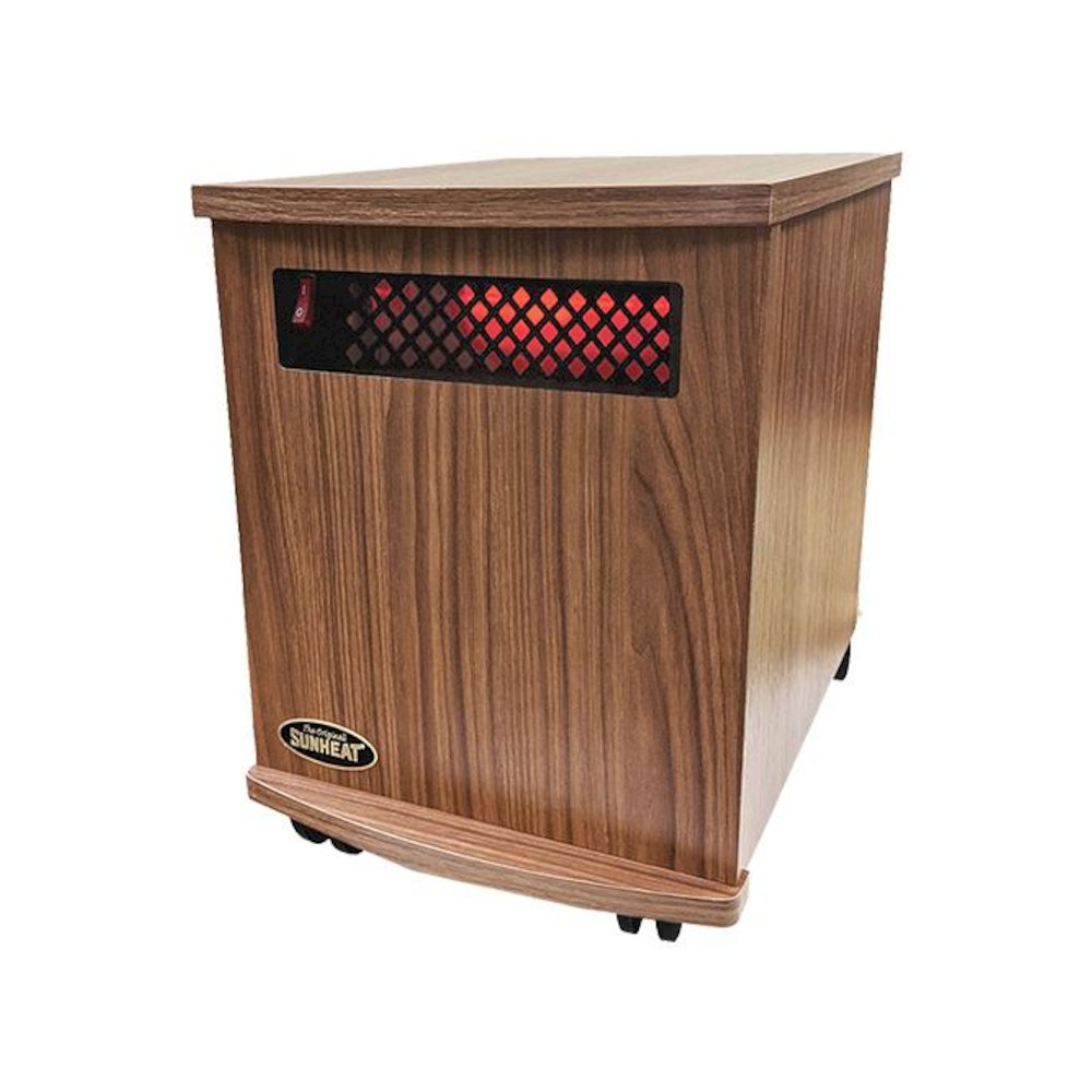 Original SUNHEAT USA1500-M Infrared Heater - American Walnut. Picture 1