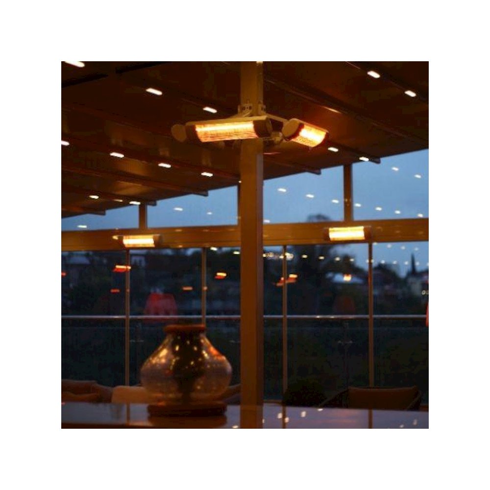 SUNHEAT Outdoor Weatherproof Electric Wall Mounted Heater by SUNHEAT 1500W 120V. Picture 2