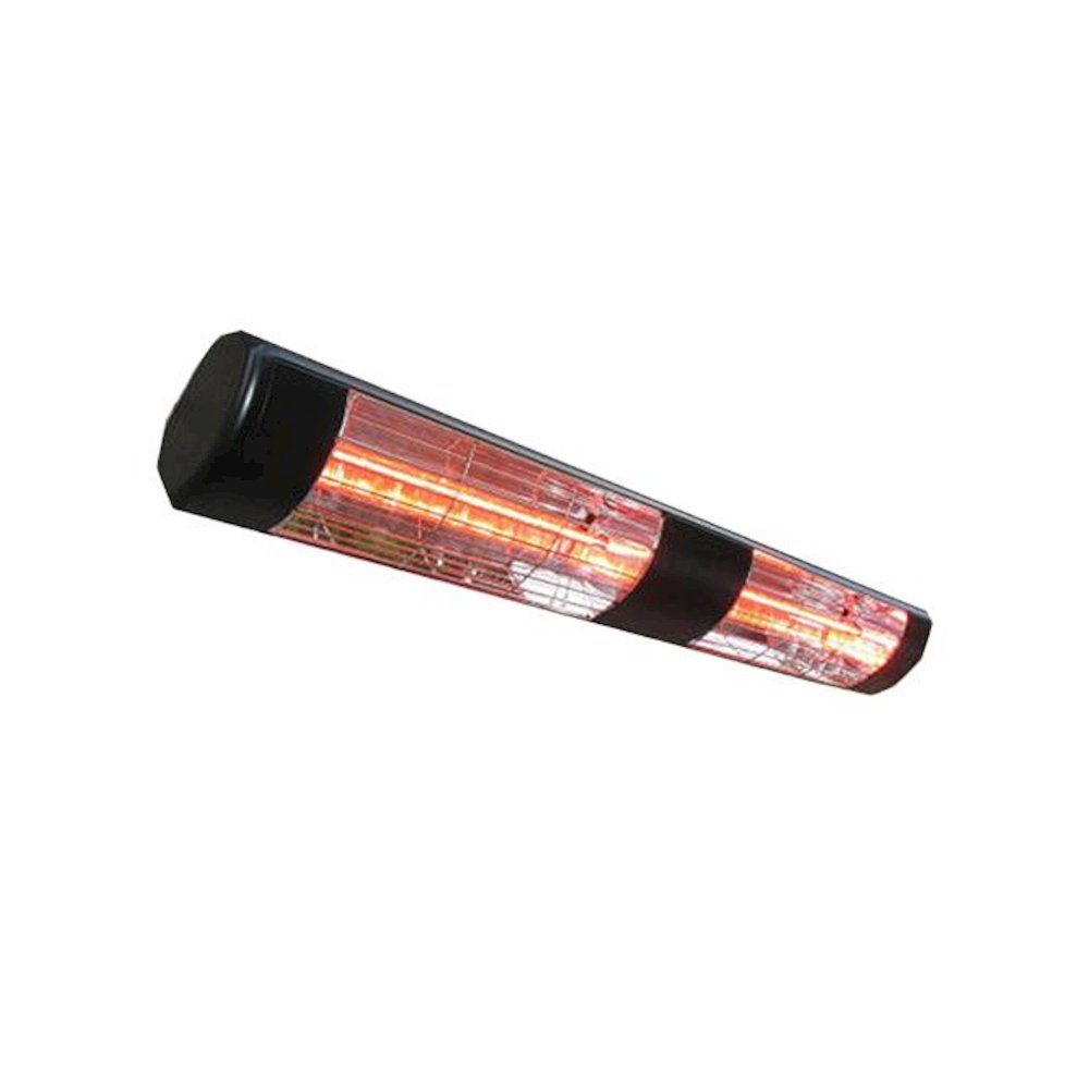 240V Wall Mount Electric Patio Heater by SUNHEAT- 3000W- Black. Picture 1