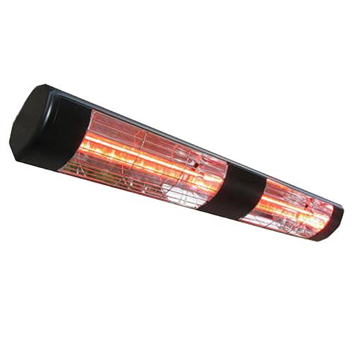 240V Wall Mount Electric Patio Heater by SUNHEAT- 3000W- Black. Picture 1