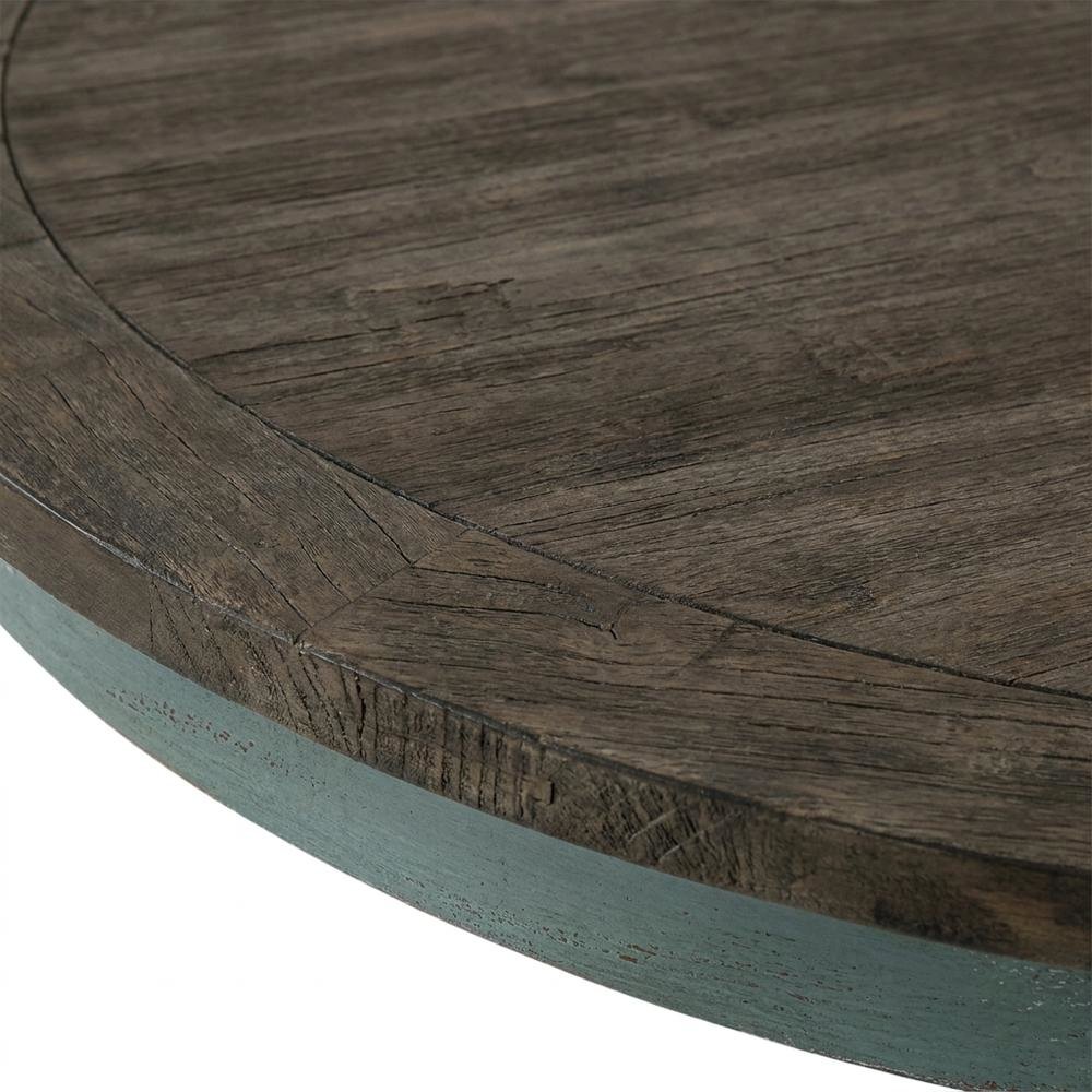 Round Dining Table Set with Cross-Back Chairs, Stylish and Durable. Picture 7
