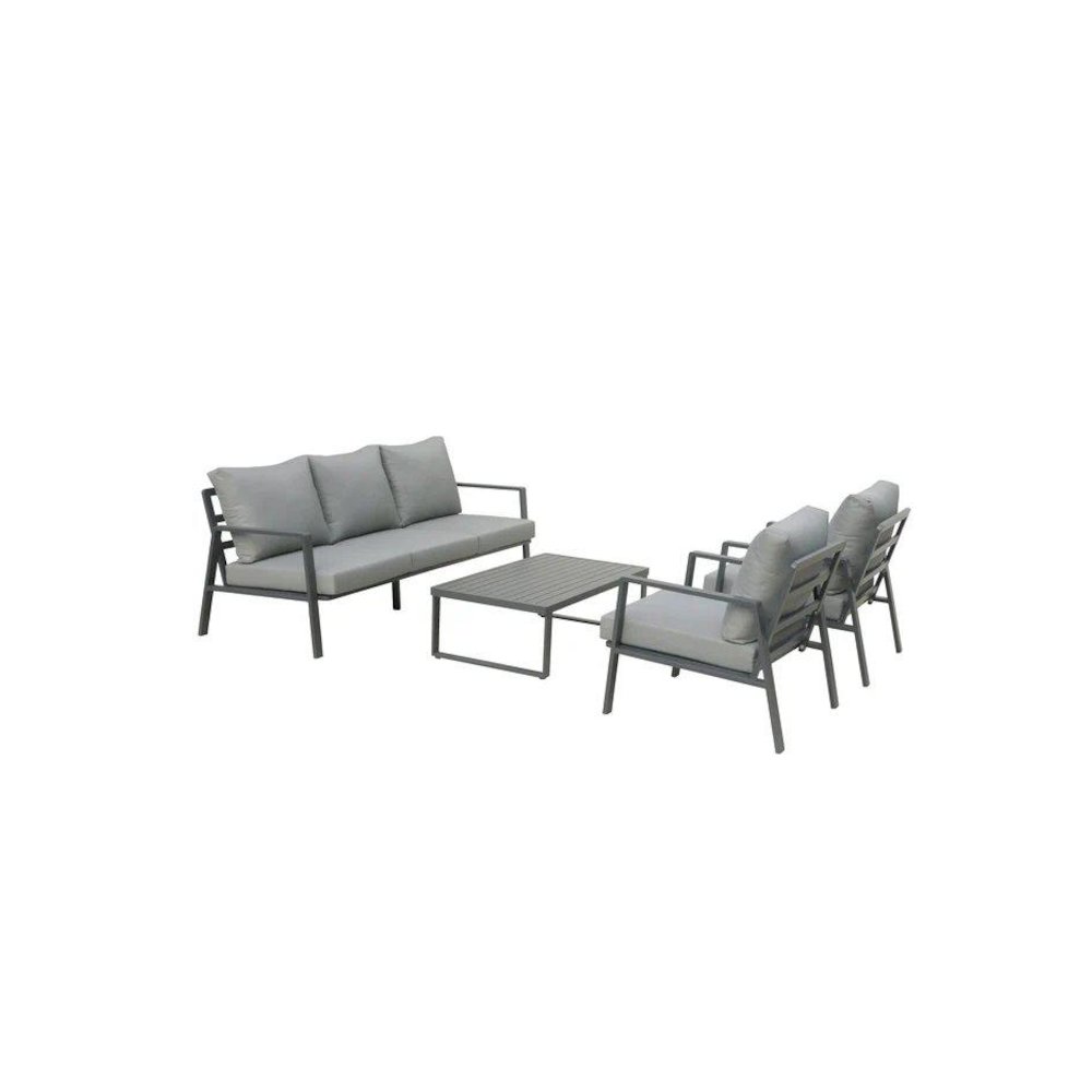 Outdoor 5-Person Patio Set & Coffee Table. Picture 1