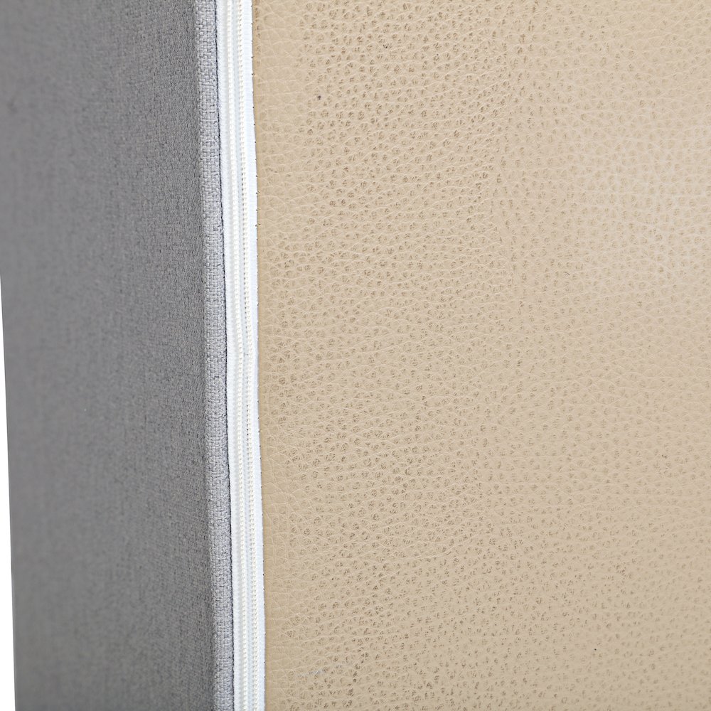 Gray Compressed Foam Armless Sectional Sofa Chair. Picture 6