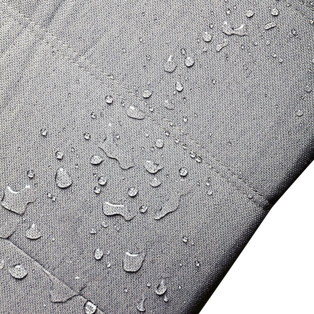 4 Place Seating  Gray Compressed Foam Sectional Sofa and Ottoman Set. Picture 8