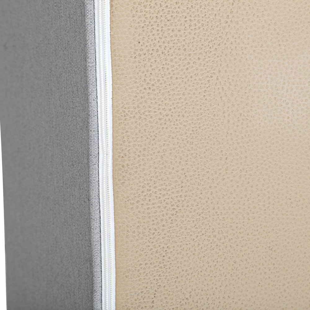 3 Piece Gray Compressed Foam Sectional Sofa Lounger and Table Set. Picture 8