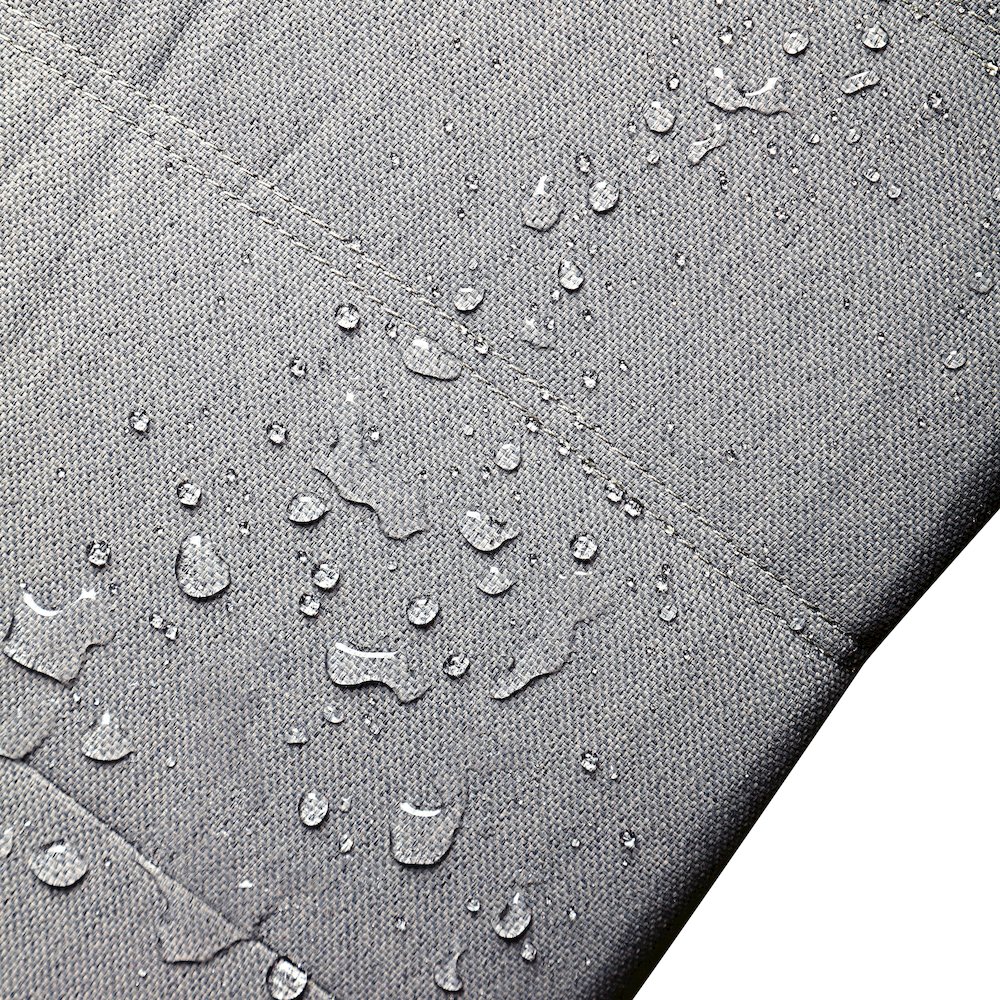 3 Piece Gray Compressed Foam Sectional Sofa Lounger and Table Set. Picture 9