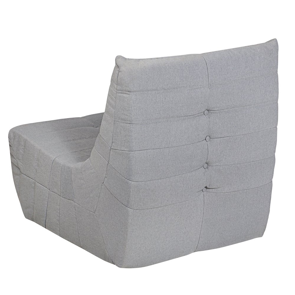 Gray Compressed Foam Chair. Picture 5