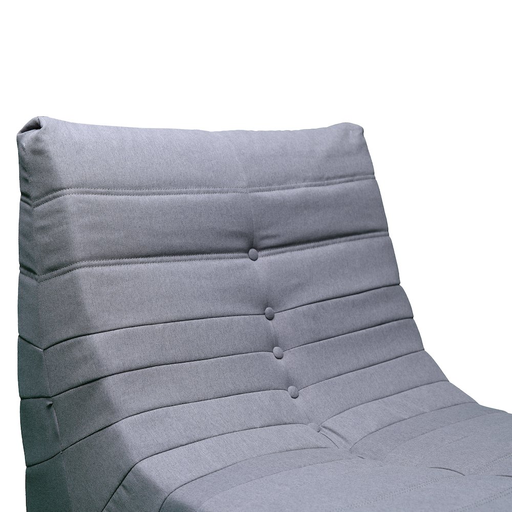 Gray Compressed Foam Chair. Picture 6