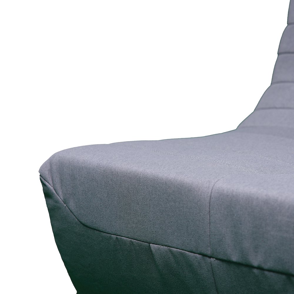 Gray Compressed Foam Chair. Picture 7