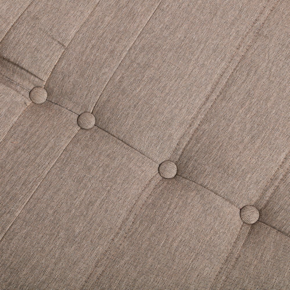 5 Piece Brown Compressed Foam Loveseat Sofa Chairs and Table Set. Picture 7