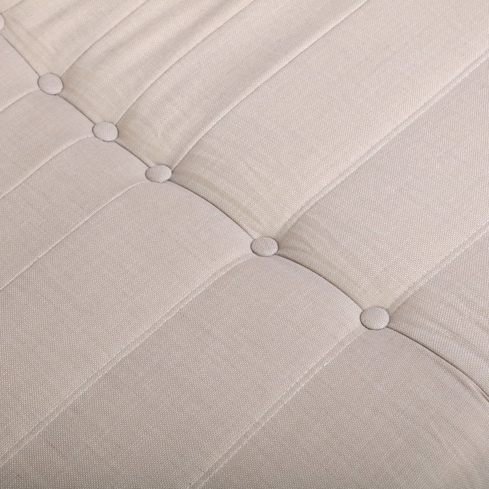Beige Compressed Foam Chair. Picture 4