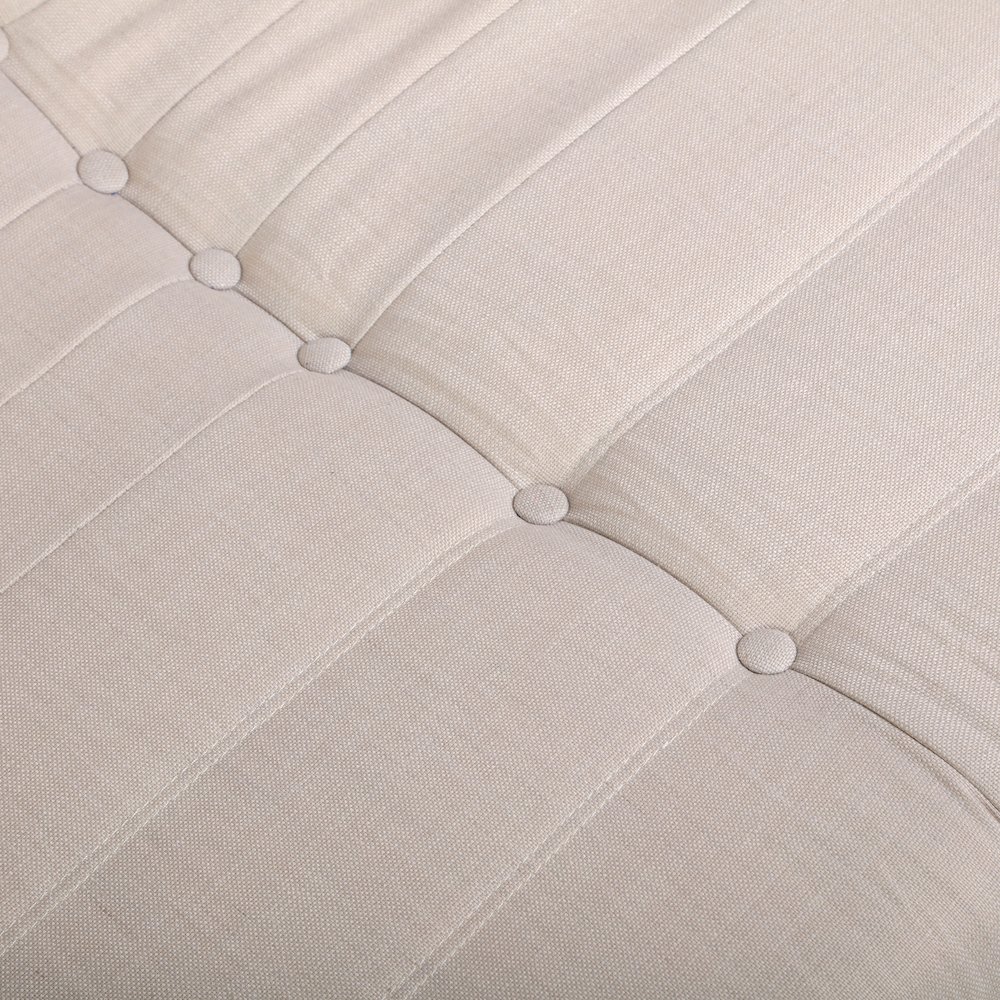 Beige Compressed Foam Sofa. Picture 4