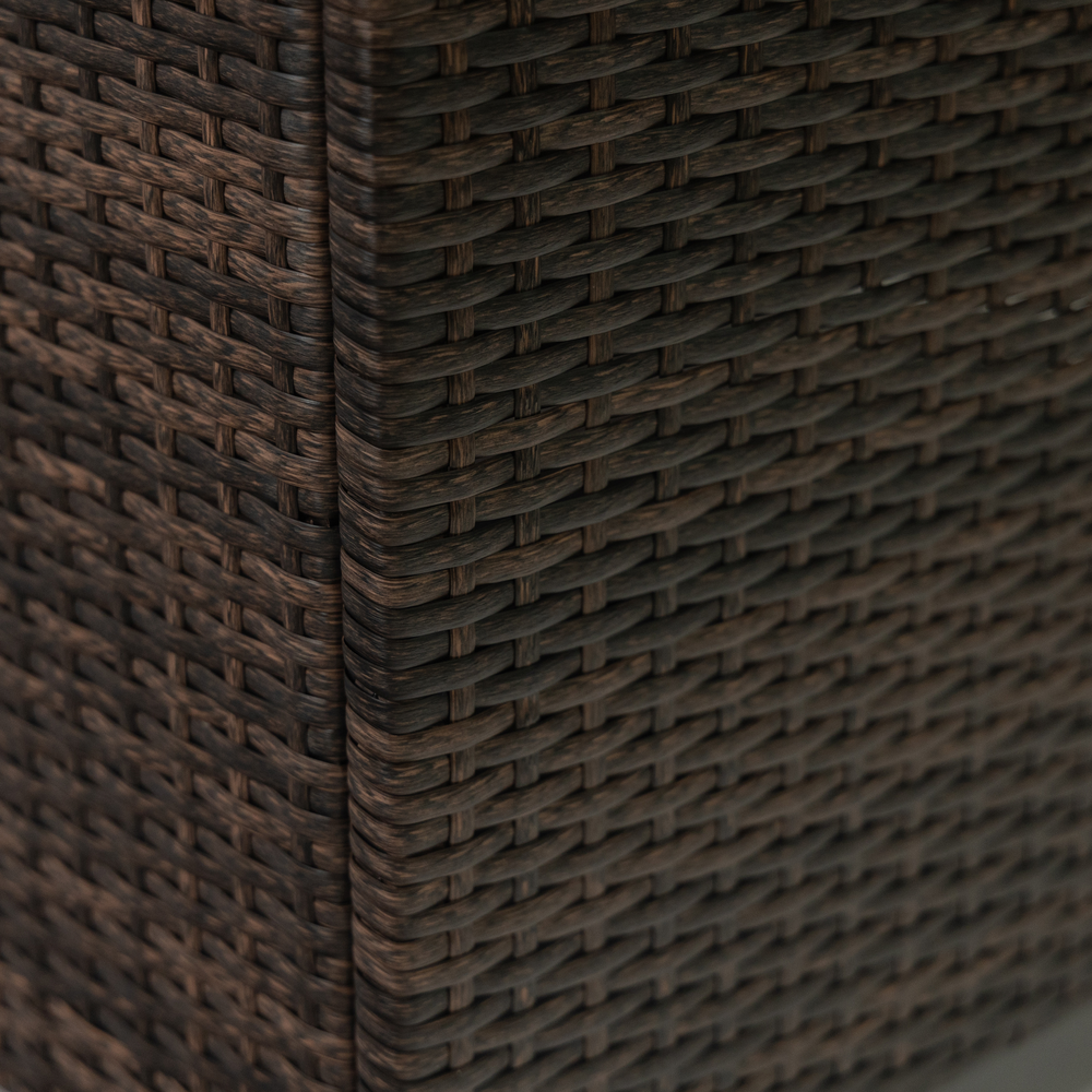 20lbs Wicker Gas Outdoor Firepit Table. Picture 2