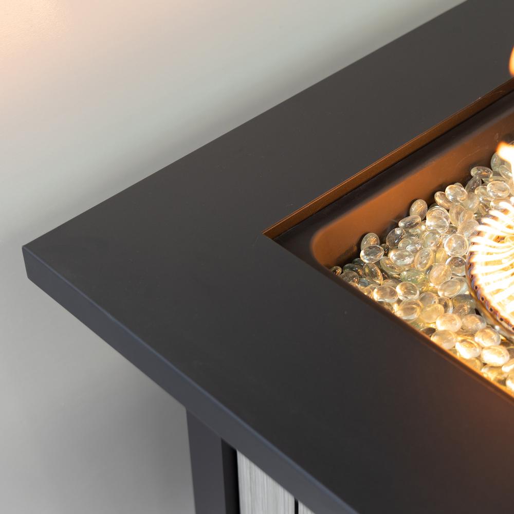 42 Inch Rectangular Outdoor 50,000 BTU Propane Firetable with Ice Bucket. Picture 11
