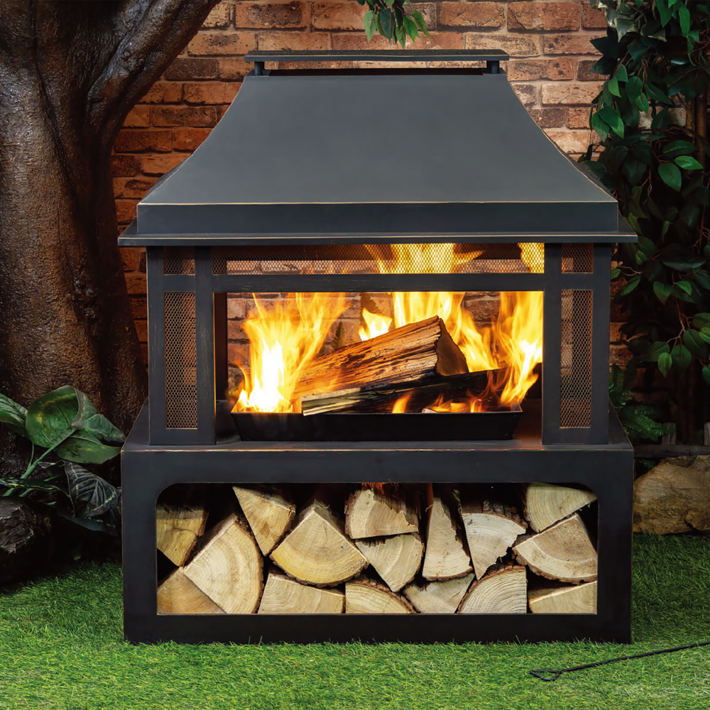 40inch Metal Wood Burner Fireplace. Picture 2