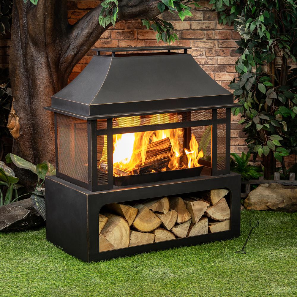 40inch Metal Wood Burner Fireplace. Picture 3