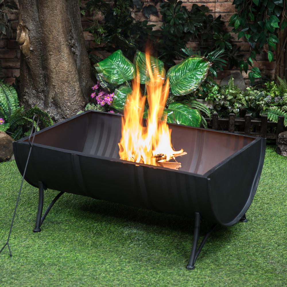 35inch Barrel Wood Burner Firepit. Picture 2