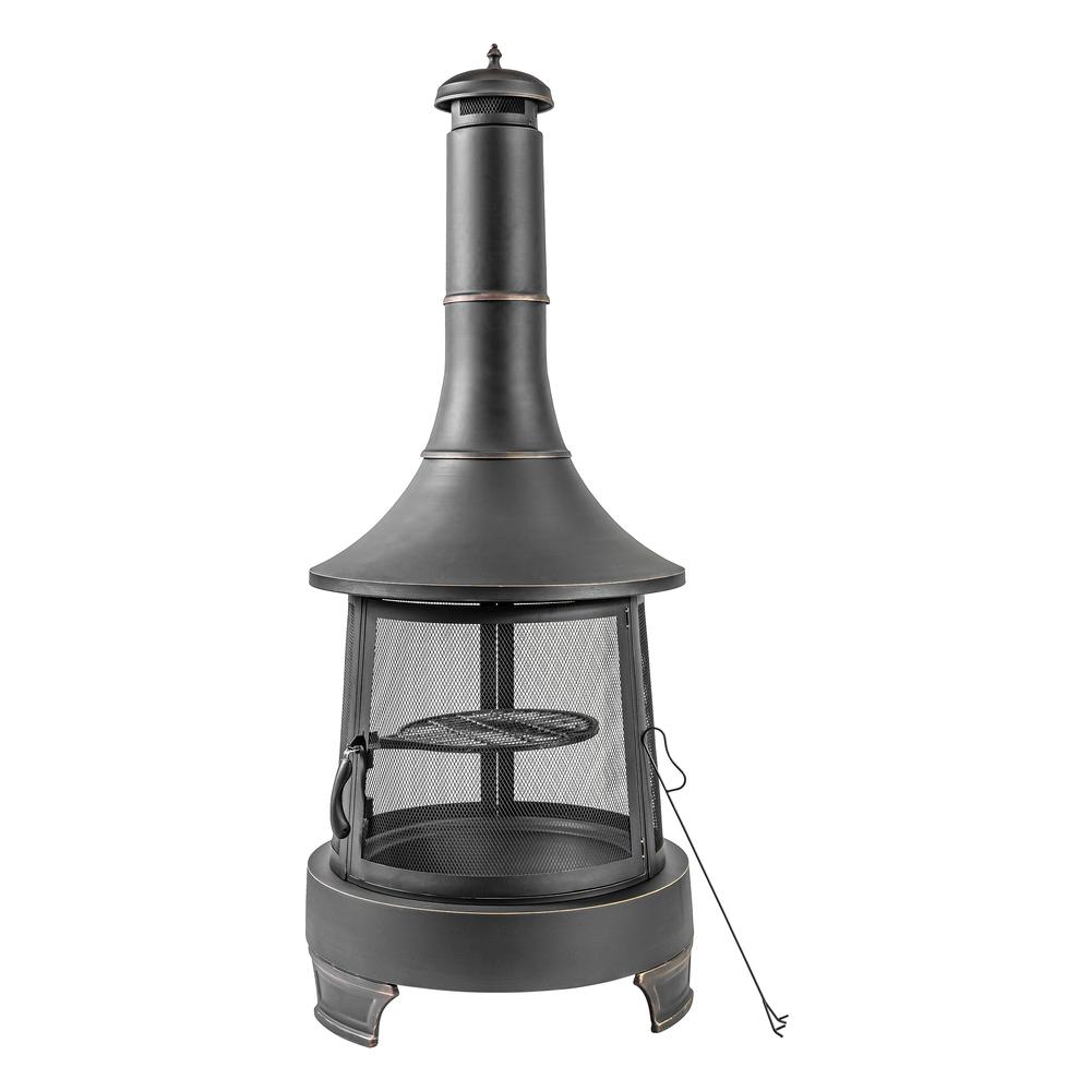 Chimney Wood Burner Firepit. Picture 1