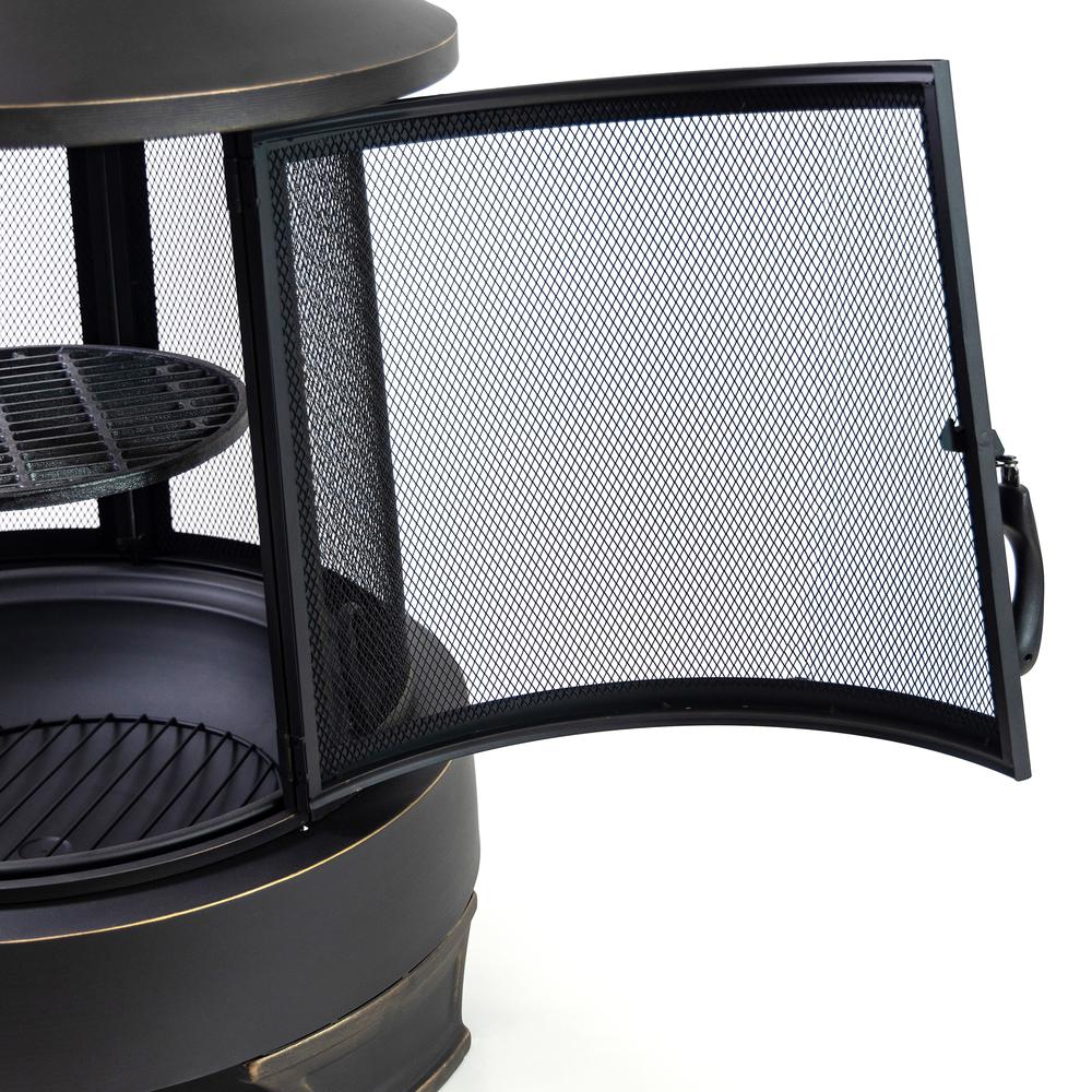 Chimney Wood Burner Firepit. Picture 4