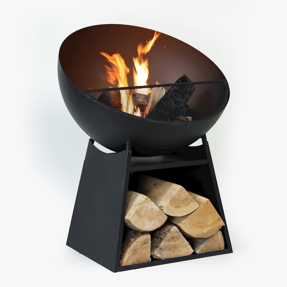 30 Inch Round Outdoor Steel Wood Burning Fire Pit. Picture 8