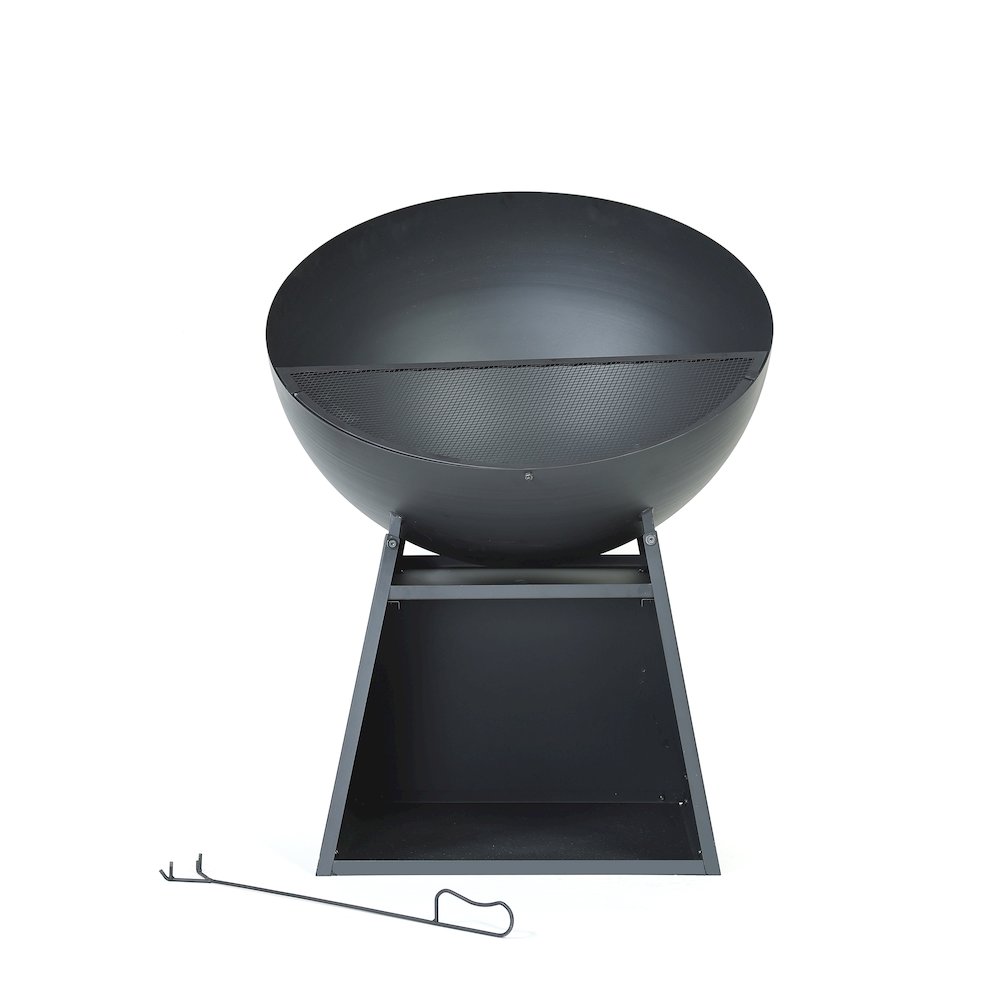 30 Inch Round Outdoor Steel Wood Burning Fire Pit. Picture 5