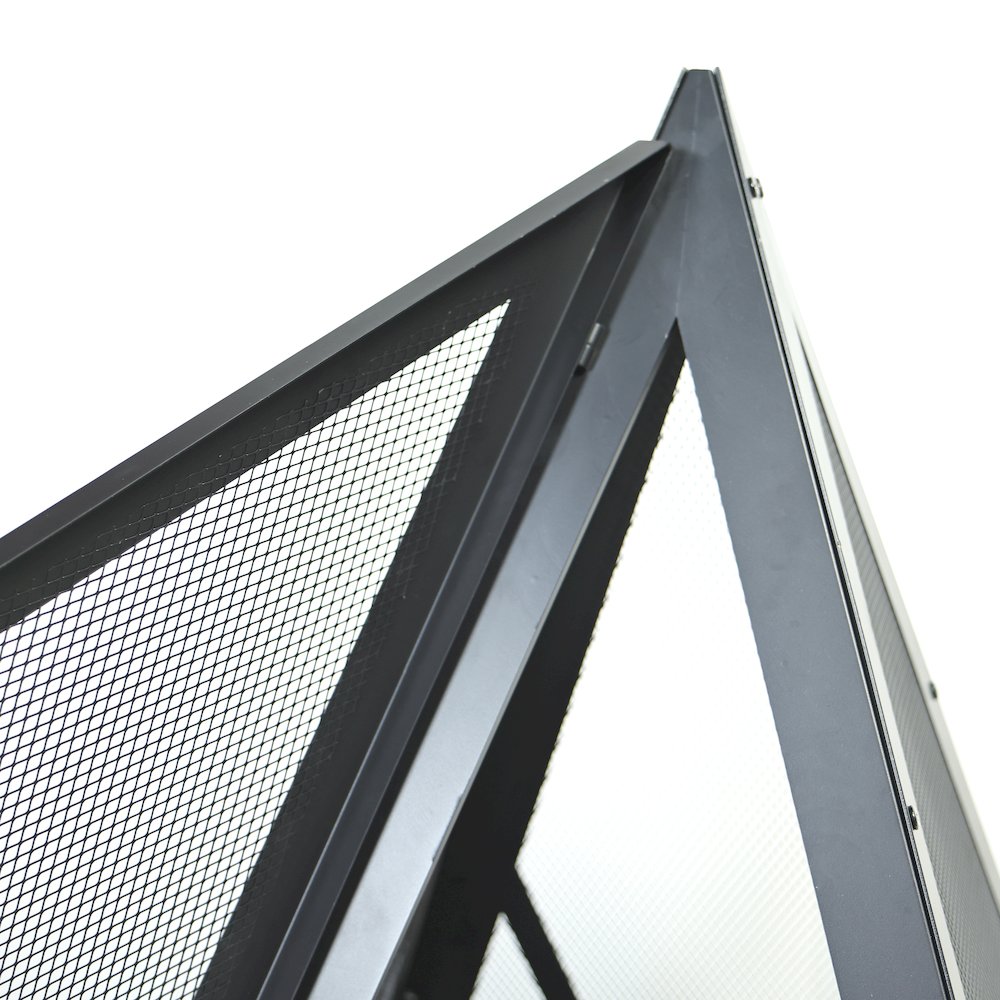 Outdoor Steel Pyramid Wood Burning Fire Pit. Picture 6