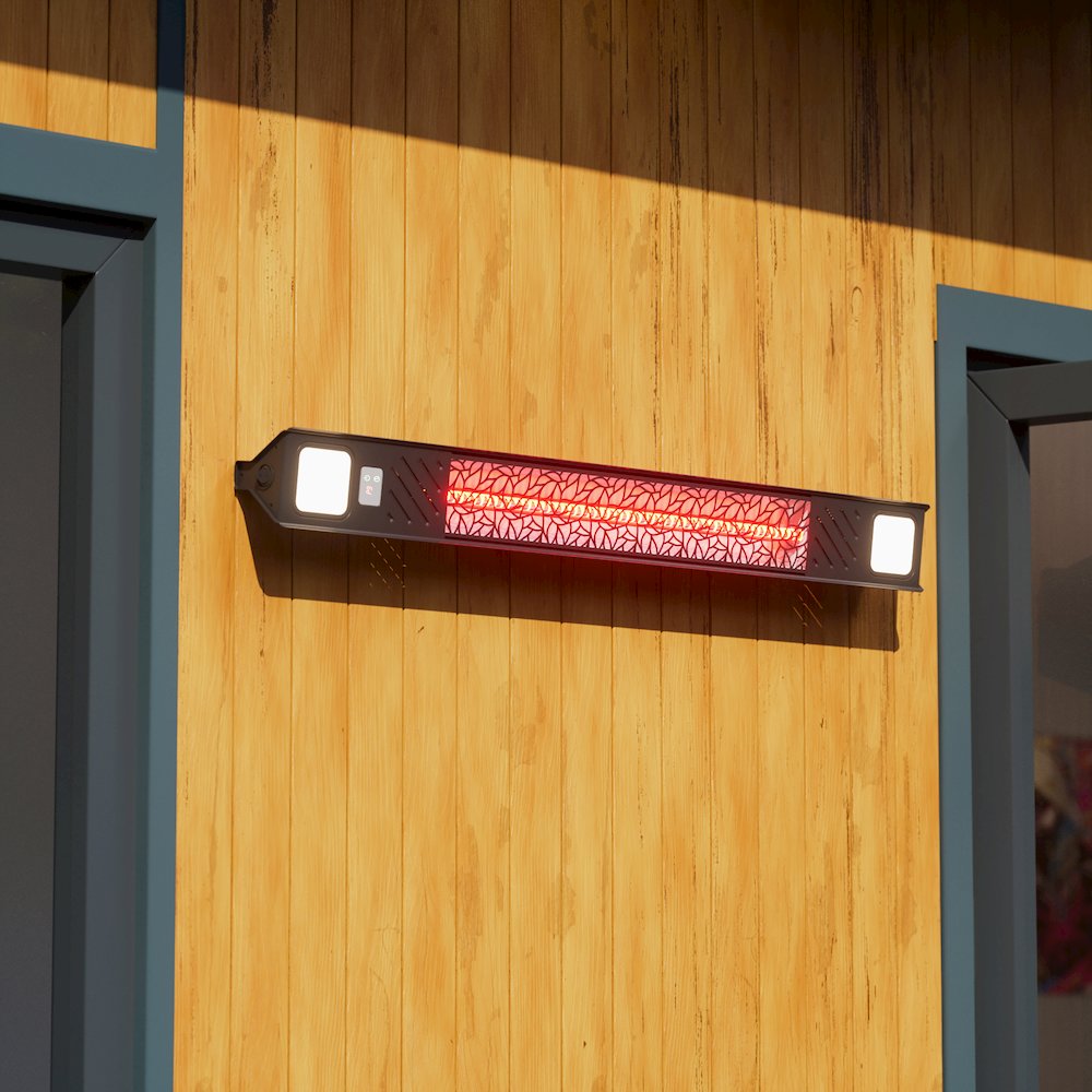 1500W Wall Mounted Infrared Heater with Carbon Fiber Tube. Picture 6