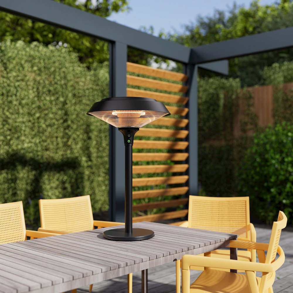 1500W Electric Tower Heater with Halogen Tube. Picture 3