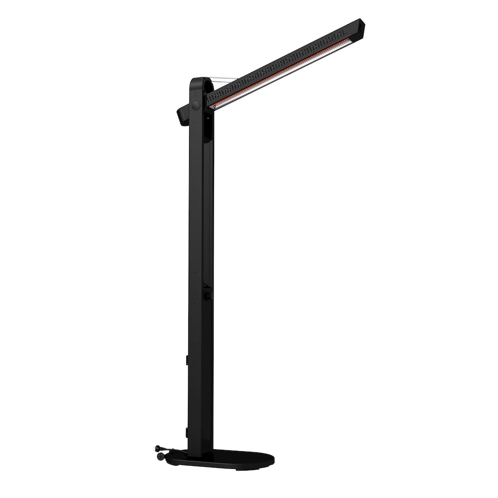 1500W Infrared Adjustable Angle Tower Heater with Carbon Fiber Tube. Picture 3