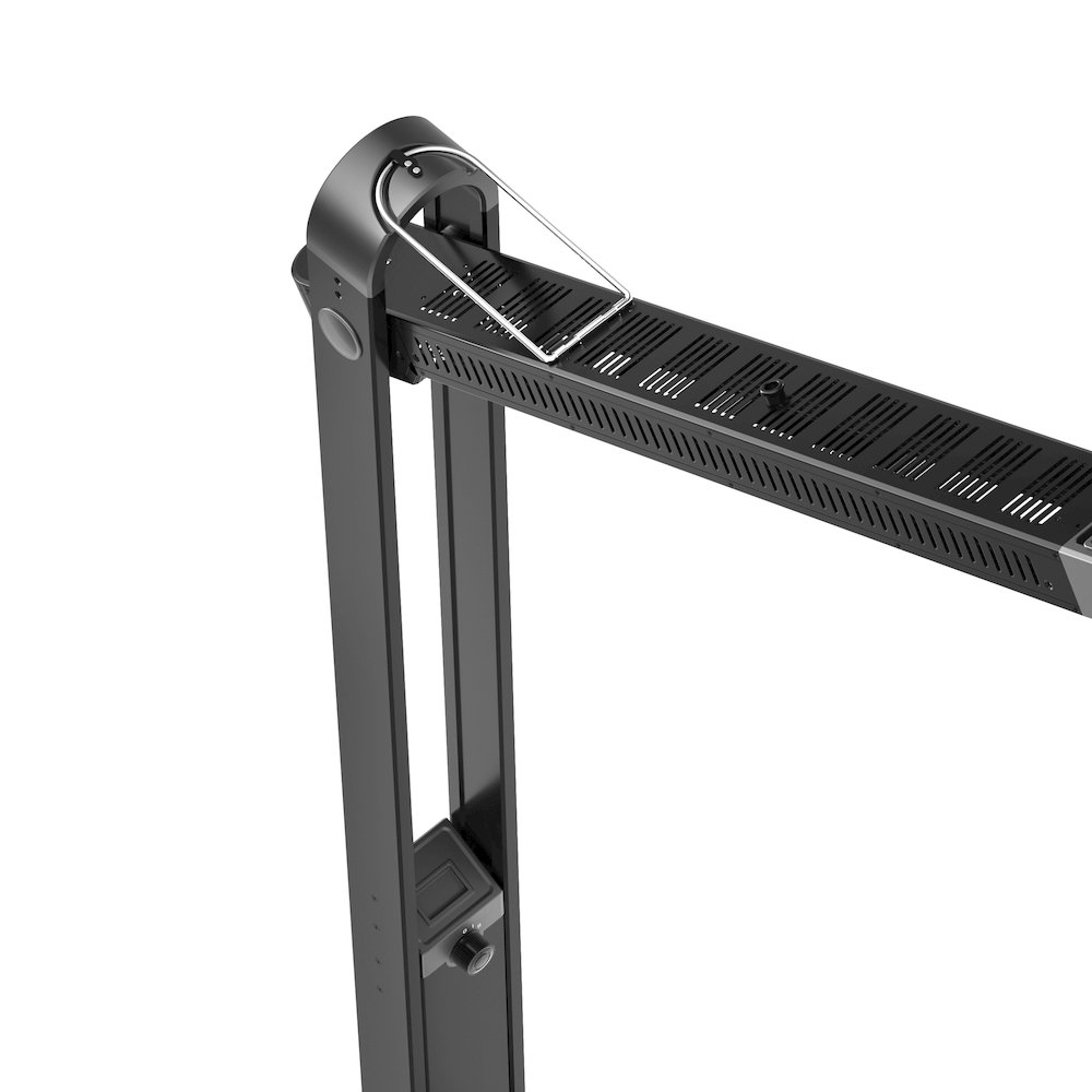 1500W Infrared Adjustable Angle Tower Heater with Carbon Fiber Tube. Picture 4