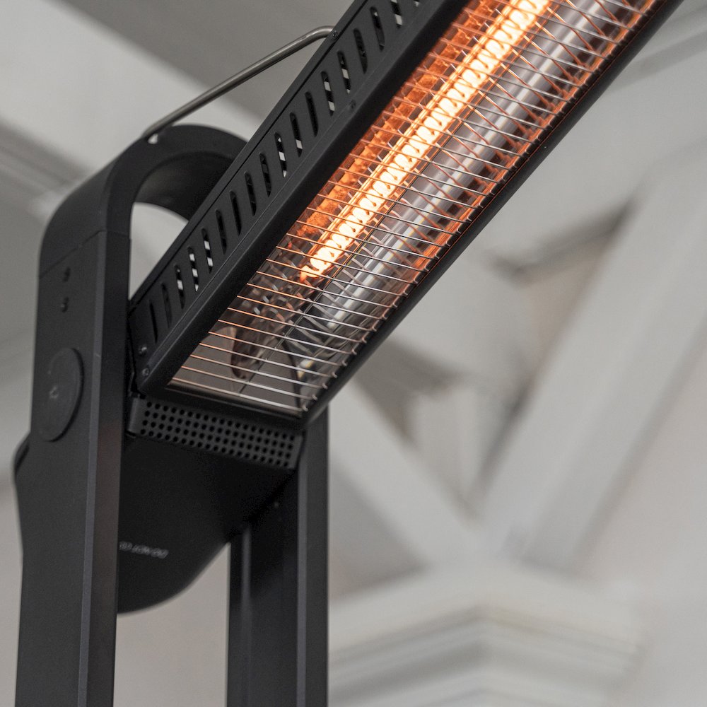 1500W Infrared Adjustable Angle Tower Heater with Carbon Fiber Tube. Picture 6